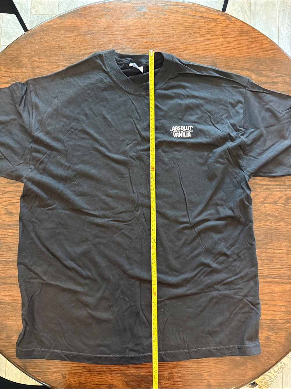 Vintage Absolut Vanilla XL Black T-Shirt Like New
